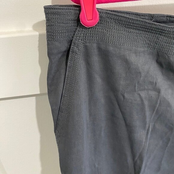 Eileen Fisher Side Zip Linen Blend Pants - Picture 4 of 11